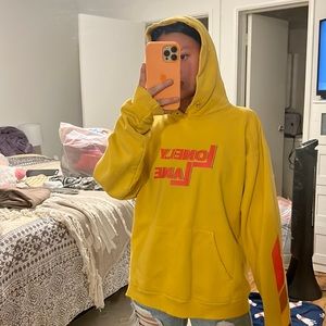 Yellow hoodie